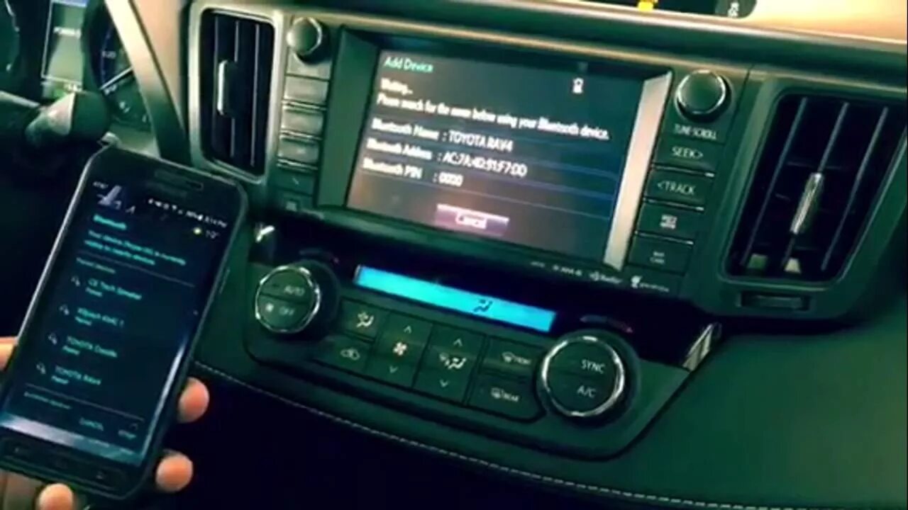 Подключение телефона к рав 4 2023 2016 Toyota Rav4 Bluetooth Connectivity - YouTube