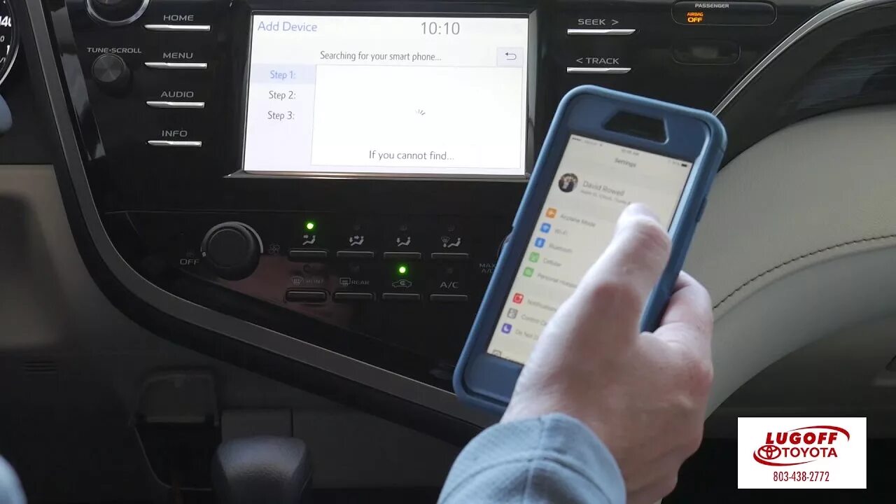 2014 Toyota RAV4 Connect iPhone to Entune How To By Brookdale Toyota - YouTube