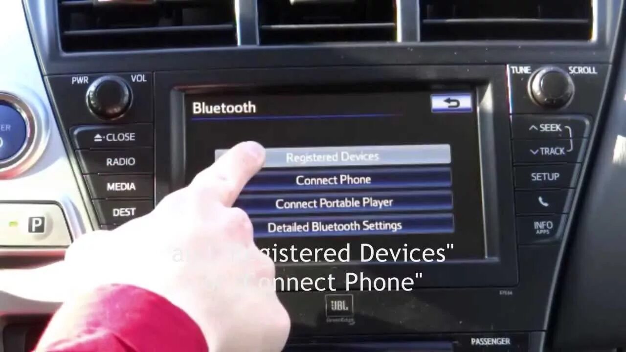 Подключение телефона к тойота How to Pair Bluetooth: Toyota Premium HDD Nav with Entune - YouTube