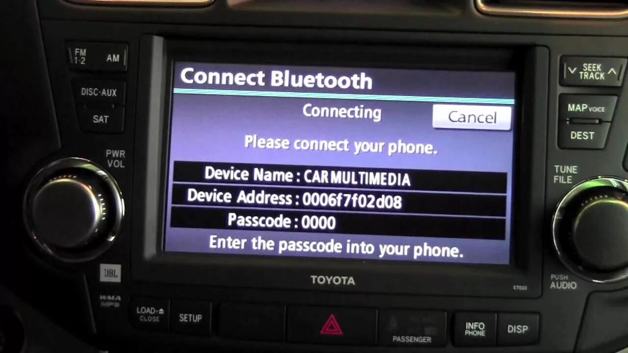 Подключение телефона к тойота 2012 Toyota Highlander Bluetooth Connection How To By Toyota City Minneapolis MN