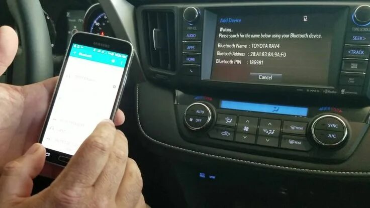 Подключение телефона к тойота рав 4 2023г How to pair your phone to the New 2016 Toyota RAV4 Toyota rav4, Rav4, Toyota