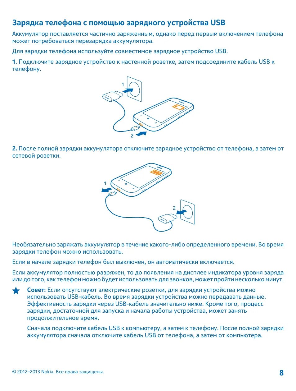 Подключение телефона к зарядному устройству Зарядка телефона с помощью, Зарядного устройства usb Инструкция по эксплуатации 