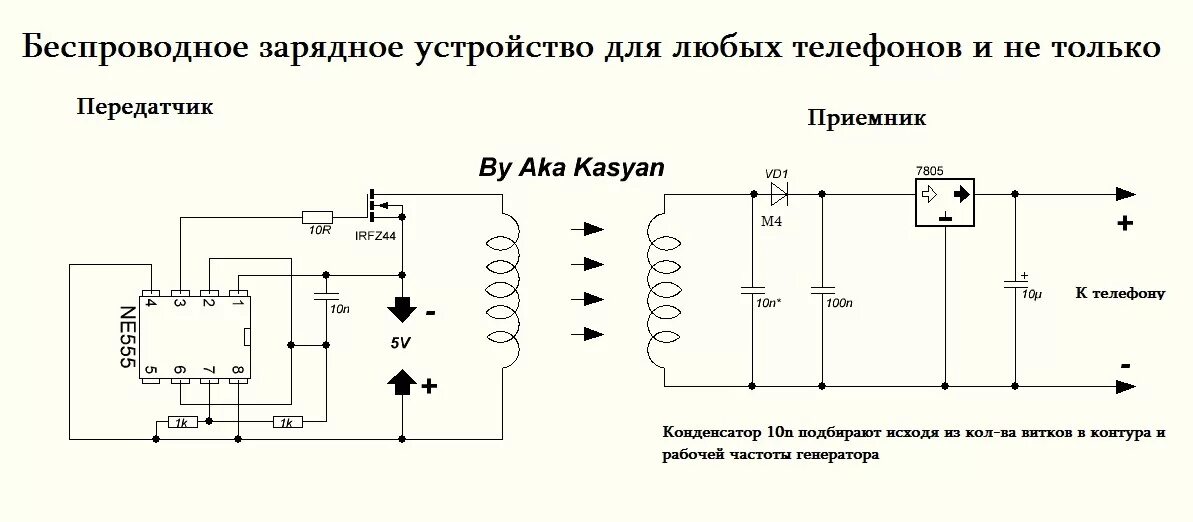 Подключение телефона к зарядному устройству Беспроводная передача энергии))) - DRIVE2