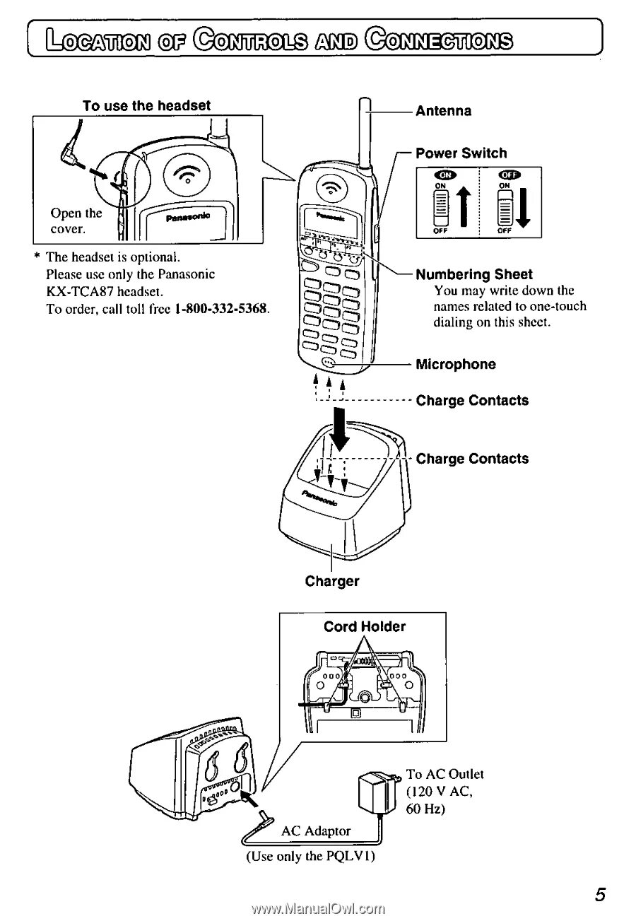 Подключение телефона panasonic Panasonic KX-TD7896 Bts Telephone 900 Mh - Page 7