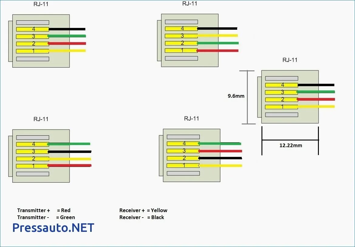 Подключение телефона rj11 Обжим rj45 rj11