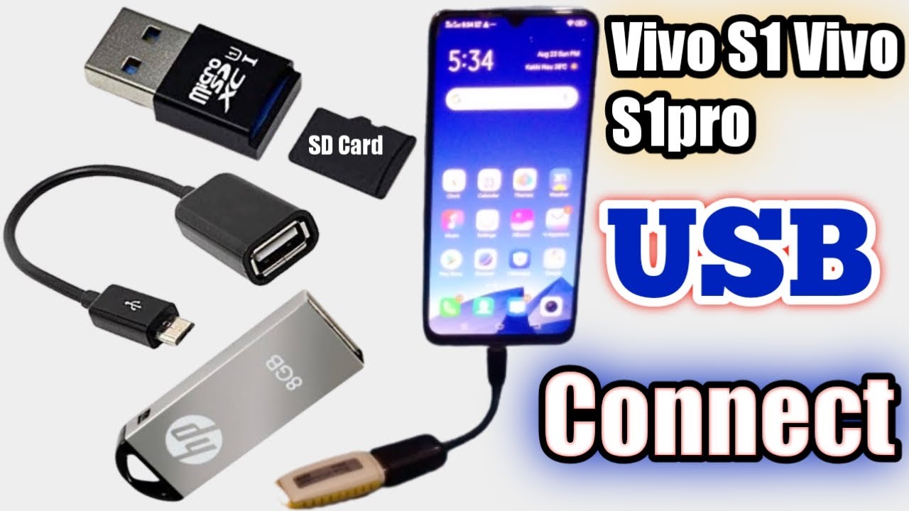 Подключение телефона vivo к компьютеру How to connect USB on ViVO S1 and S1pro and ViVO other mobile phone Urdu, Hindi 