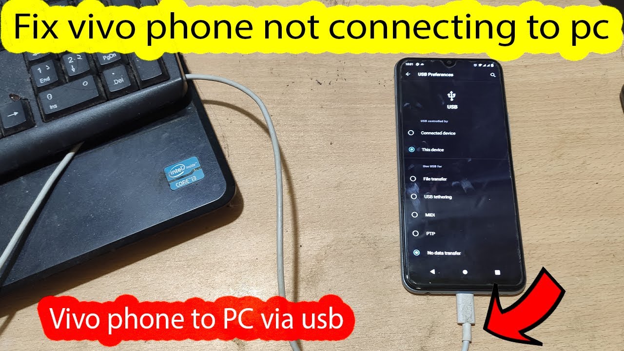 Подключение телефона vivo к компьютеру How to connect vivo phone to pc via usb - YouTube