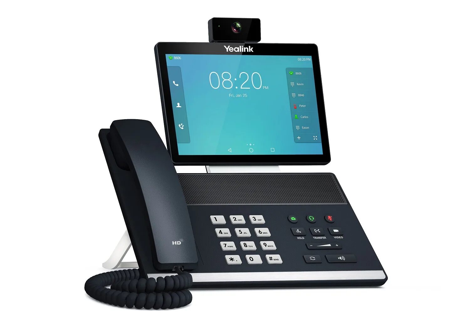 Подключение телефона yealink VoIP-телефон Yealink VP59 черный - купить в Москве интернет-магазин KotoFoto.ru