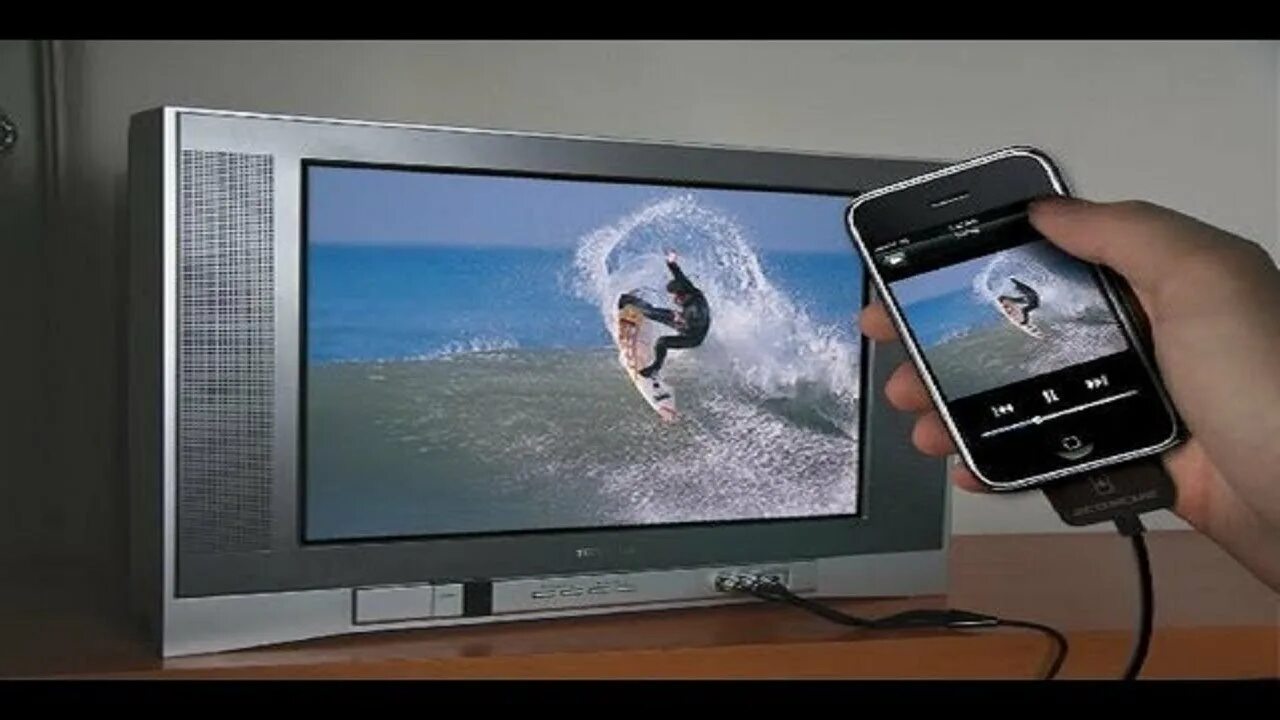 Подключение телека к телефону KAKO POVEZATI TELEFON NA STARI TV? - YouTube