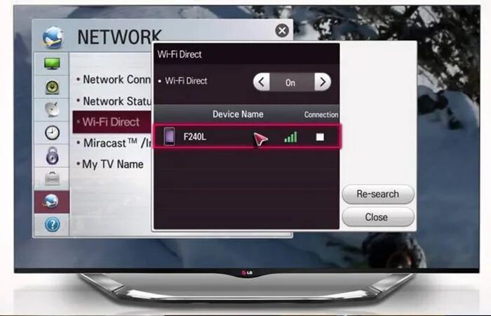 Подключение телевизора лджи к вай фай Как подключить смартфон к телевизору - полное описание методов Apptoday