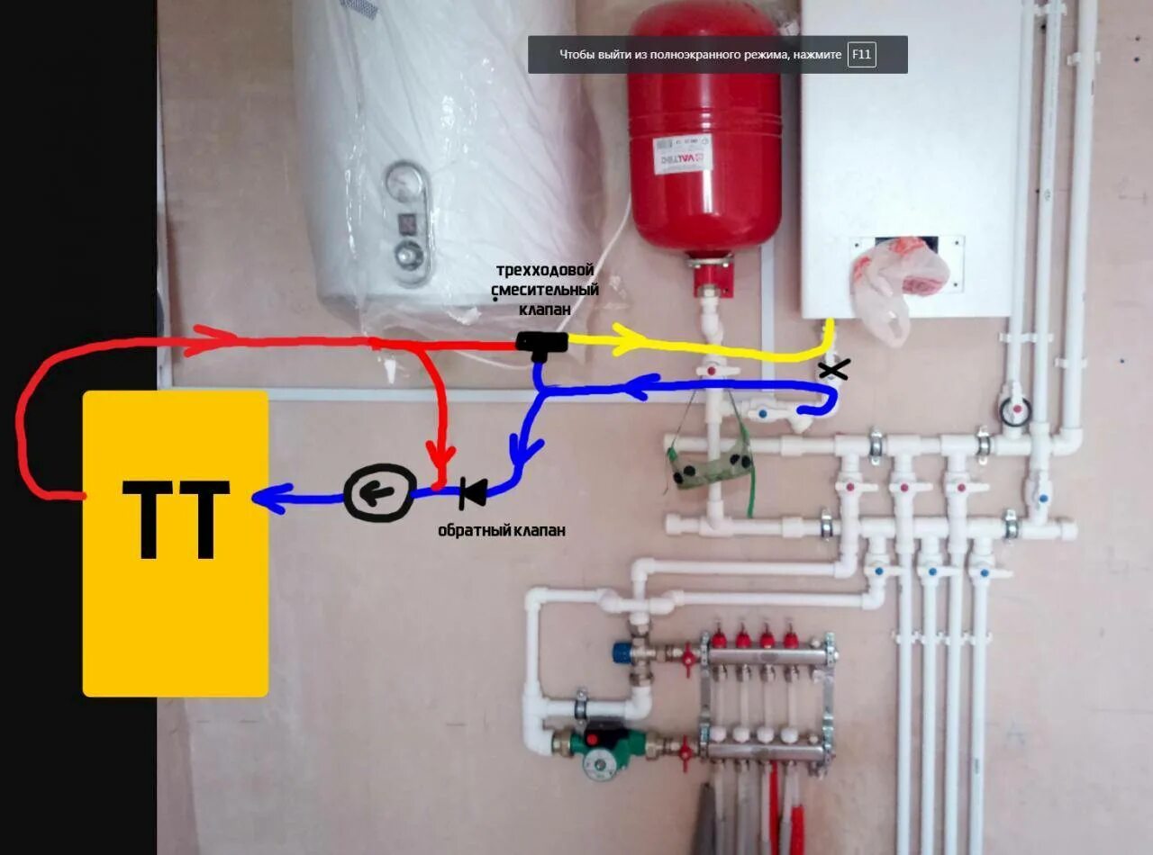 Подключение теплого пола электрокотлы Как сделать подключение электрокотла к системе отопления и к электричеству, возм