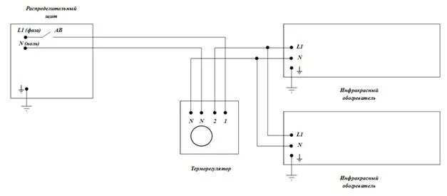 Подключение тепловентилятора ballu через терморегулятор вмс 1 Терморегулятор для инфракрасного обогревателя: виды, монтаж