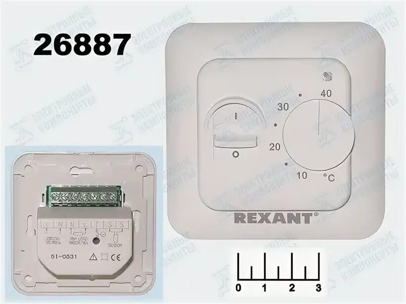 Подключение терморегулятора для теплого пола rexant r70xt Терморегулятор для теплого пола механический с выносным датчиком (+5...+40C) бел