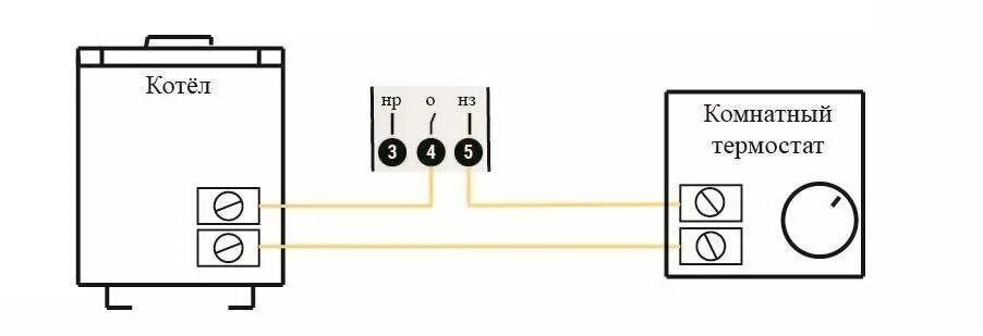 Подключение терморегулятора зота к котлу Подключение термостата к газовому котлу: как подключить комнатный терморегулятор