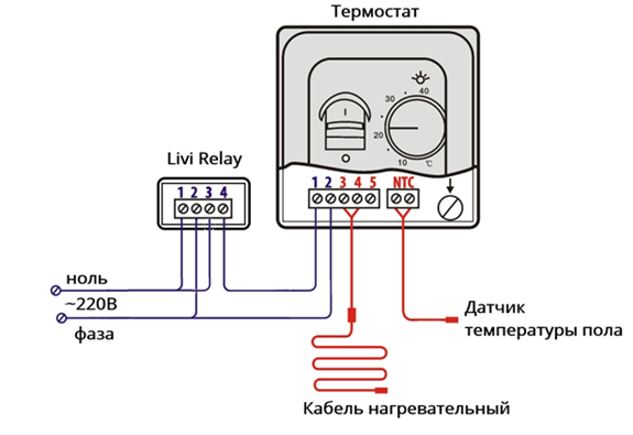 Подключение термостата к теплому полу водяному Управление теплым полом