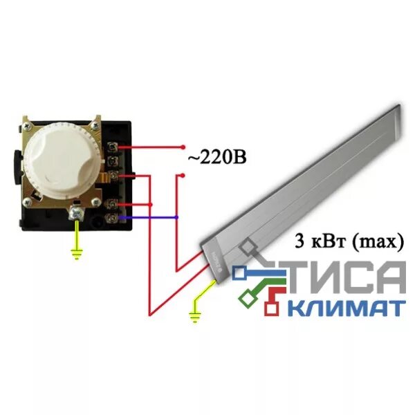 Подключение термостата za 1 Комнатный термостат Shuft TA2n (6010) 16А (ZILON ZA-1)