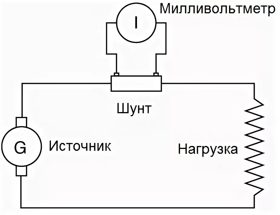 Подключение токового шунта схема электрическая Как амперметр включается в электрическую цепь - Вопросы и ответы