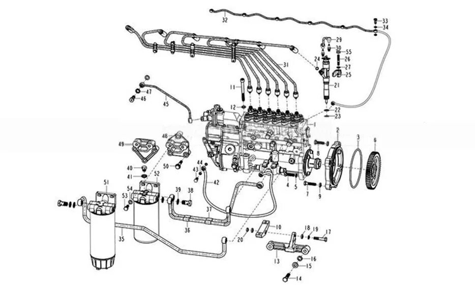 Подключение топливного насоса камаз OIL SUPPLY, SINOTRUK D12 ENGINE PARTS CATALOG - Sinotruk Sitrak