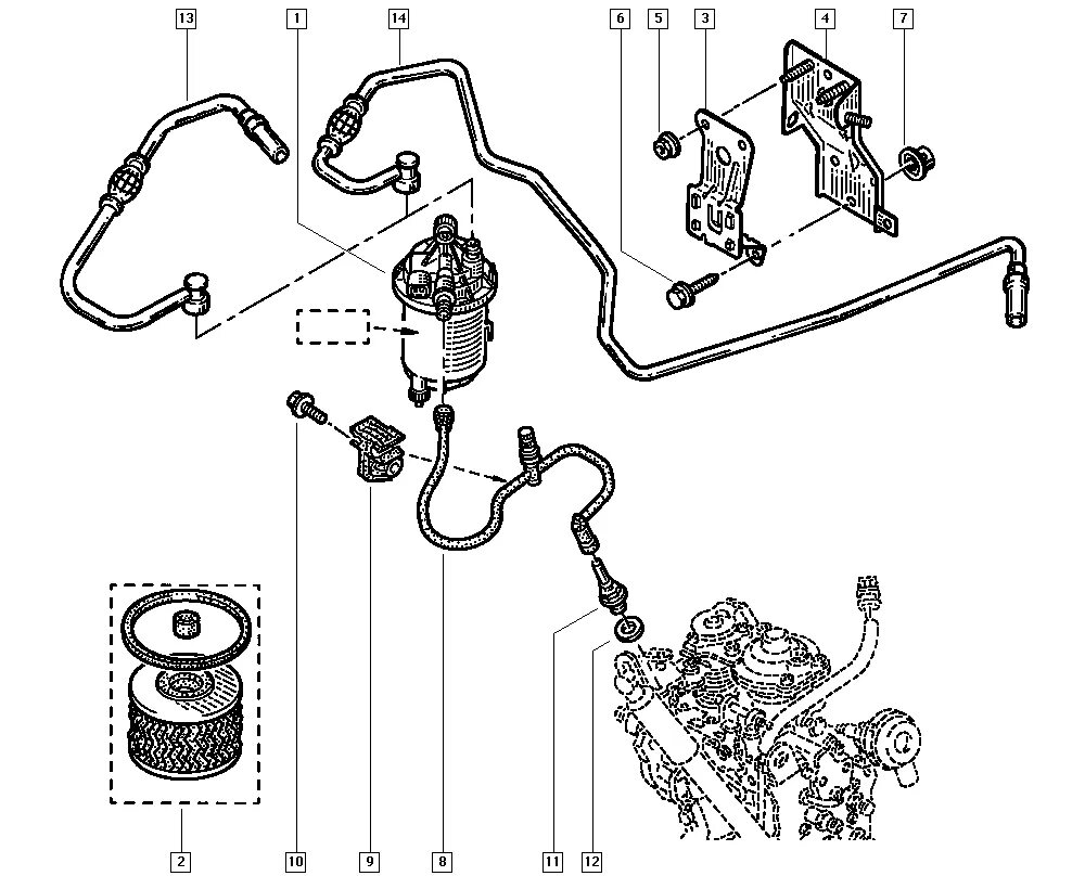 Подключение топливных трубок в дастер двигатель к9к Неисправности топливной системы рено дастер дизель LkbAuto.ru