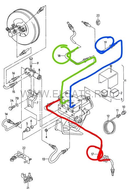 Подключение тормозных трубок к блоку абс Блок ABS AUDI 80(B4)QUATTRO вопрос по тормозным трубкам! - Сообщество "DRIVE2 Au