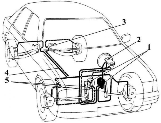 Подключение тормозных трубок к блоку абс Антыблакіровачная сістэма тармазоў - апісанне канструкцыі (Шасі / Тармазная сіст