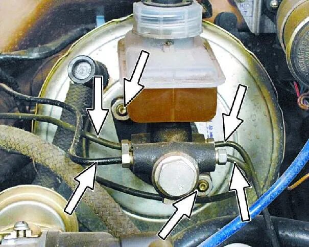 Подключение тормозных трубок ваз 2114 Вопрос по тормозам. - ЗАЗ 1102, 1,1 л, 1993 года плановое ТО DRIVE2