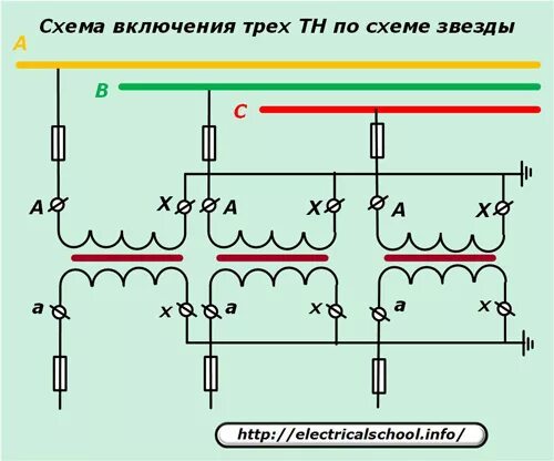 Подключение трансформатора 10 кв Измерительные трансформаторы напряжения в схемах релейной защиты и автоматики