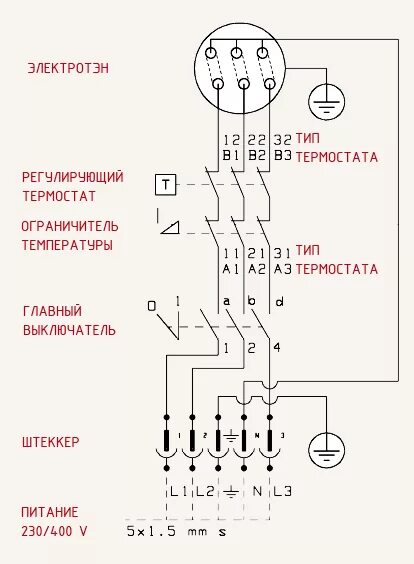 Подключение трехфазного бойлера Бойлер косвенного нагрева NIBE VLM KS Star