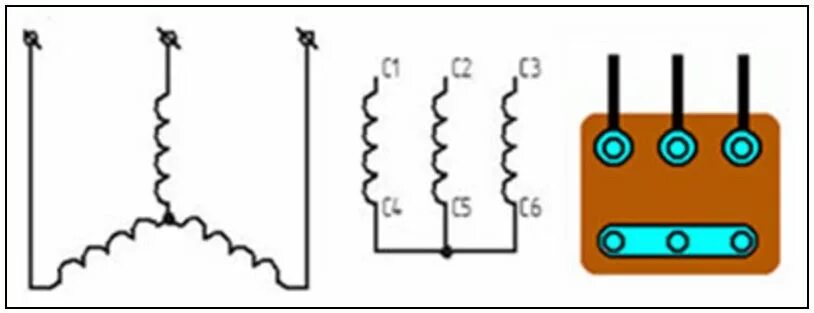 Подключение трехфазного двигателя на 1 фазу Аол 21 4 подключение к 220. Подключение трехфазного двигателя к сети