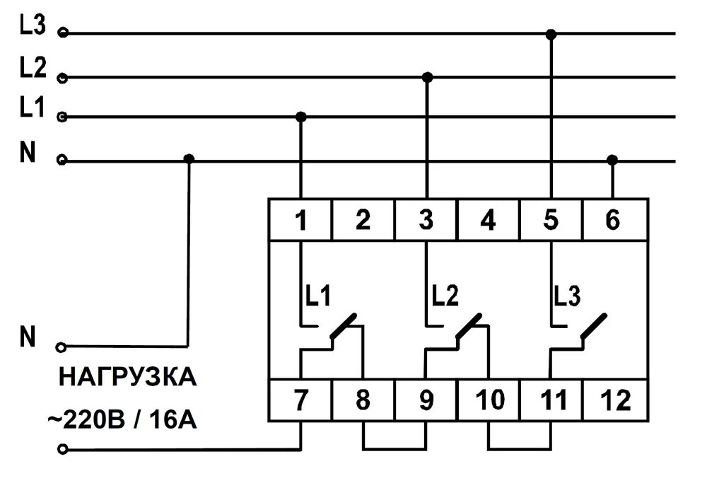 Подключение трехпозиционного автомата Автоматический электронный переключатель фаз ПЭФ-301