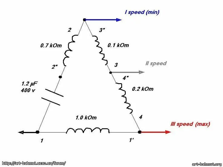 Подключение трехскоростного вентилятора схема Ремонт трехскоростного китайского вентилятора - page 1 - Электро мастерская - Ба