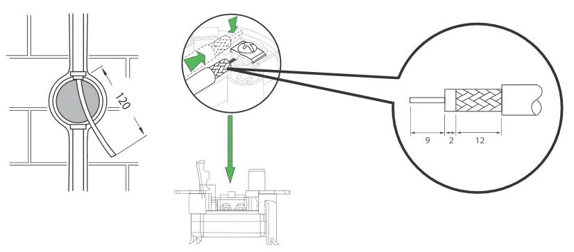 Подключение тв розетки к кабелю schneider Розетка TV Звезда Изумруд Atlas Design Schneider Electric (Systeme Electric) Sch