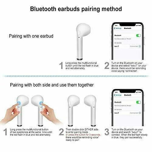 Подключение tws наушников к телефону Беспроводные Bluetooth-наушники, мини-гарнитура с микрофоном (цветочный белый), 