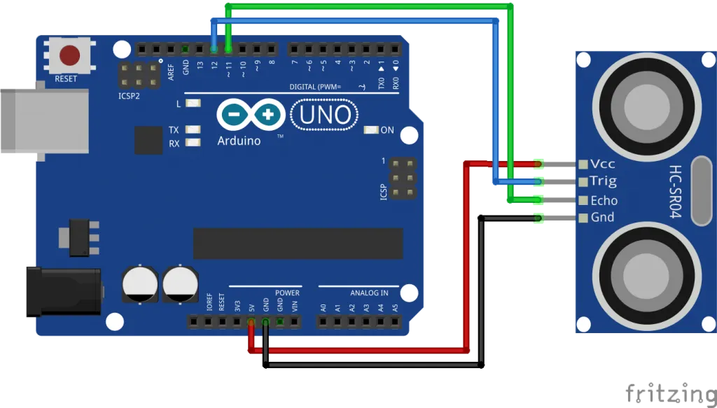 Подключение ультразвукового датчика GitHub - Prabhuelectro/Ultrasonic-HC-SR04: Library for interfacing the HC-SR04