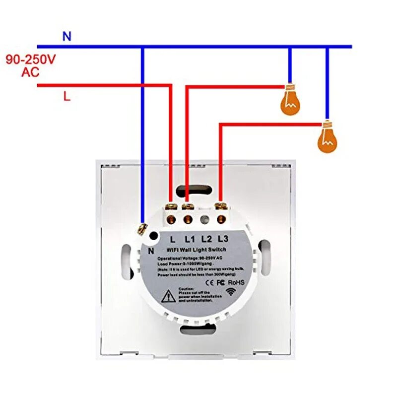 Подключение умного выключателя без нуля Умный выключатель света как подключить фото - DelaDom.ru