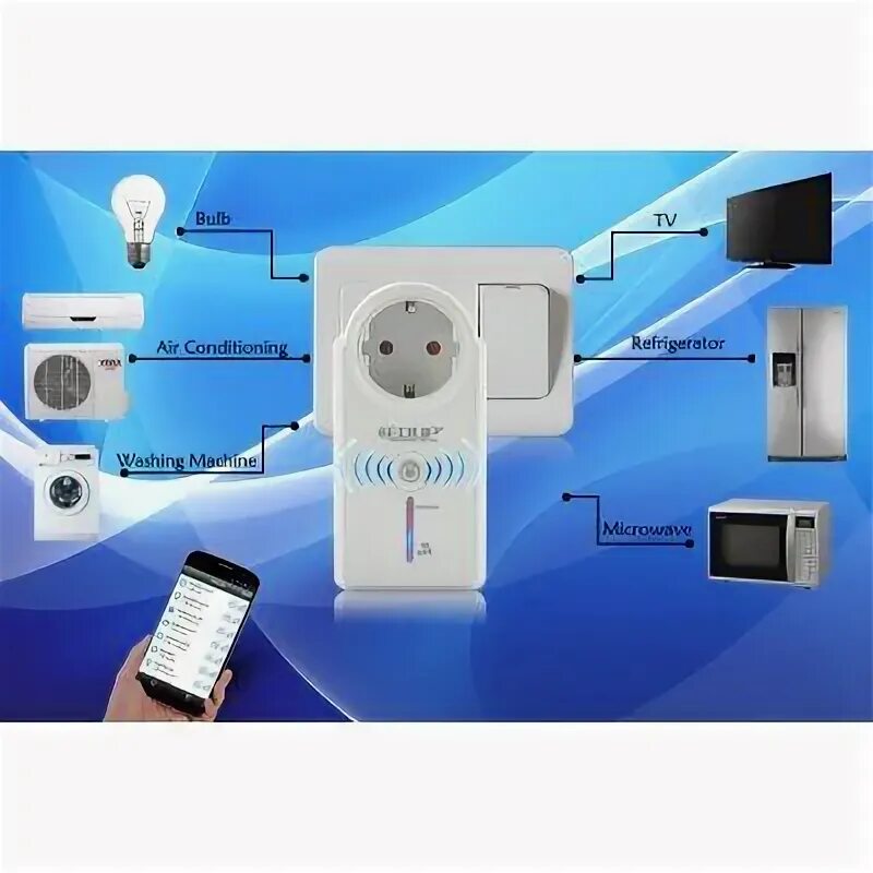 Подключение умной розетки к wifi Wholesale EDUP Wi-Fi Wall Socket - Remote Control Socket From China Security gad