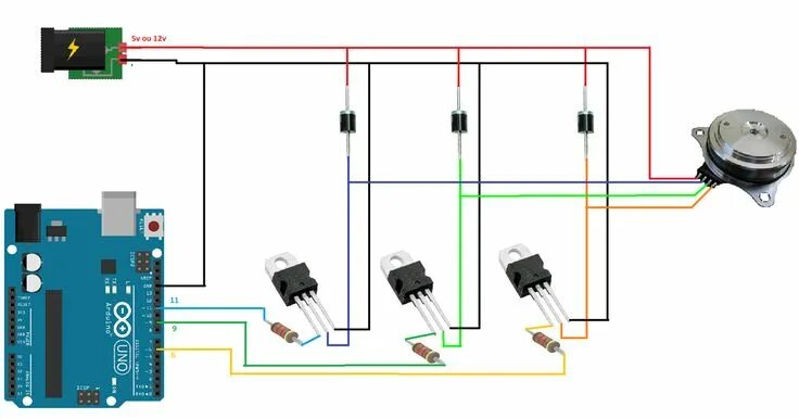 Подключение универсального двигателя Hoje vamos fazer uma montagem com o motor de HD, o qual pra mim é uma obra-prima