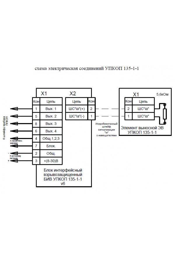 Подключение упкоп 135 1 1 УПКОП 135-1-1 (версия v6.1) БИВ