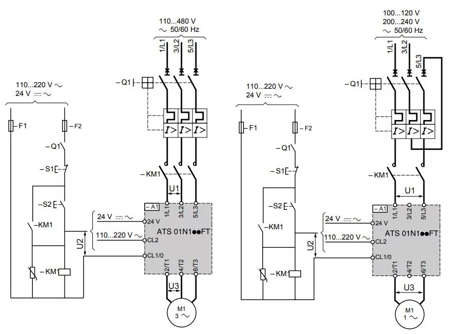 Подключение упп к двигателю Устройство плавного пуска однофазное ATS01N125FT Schneider electric купить