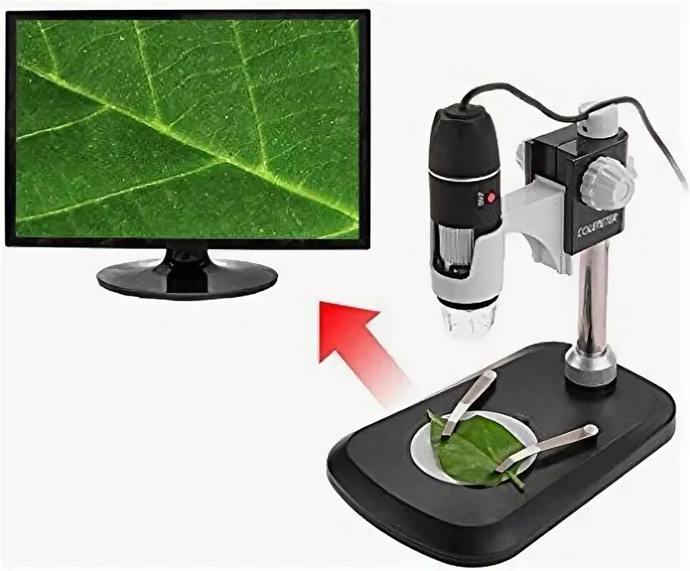 Подключение usb микроскопа к компьютеру Microscope, USB Digital Magnifier Loupe 50-500X 8LED 2MP Endoscope Video Camera 