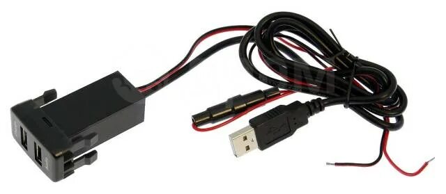 Подключение usb в машину USB разъем в штатную заглушку для Toyota (с зарядным устройством), новый, под за