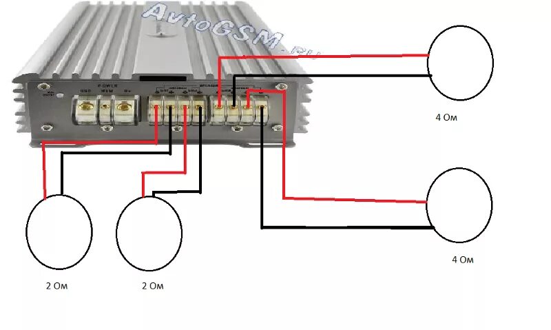 Подключение усилителя в 2 ома Ответы Mail.ru: возможно ли подключить к усилителю динамики разного сопротивлени
