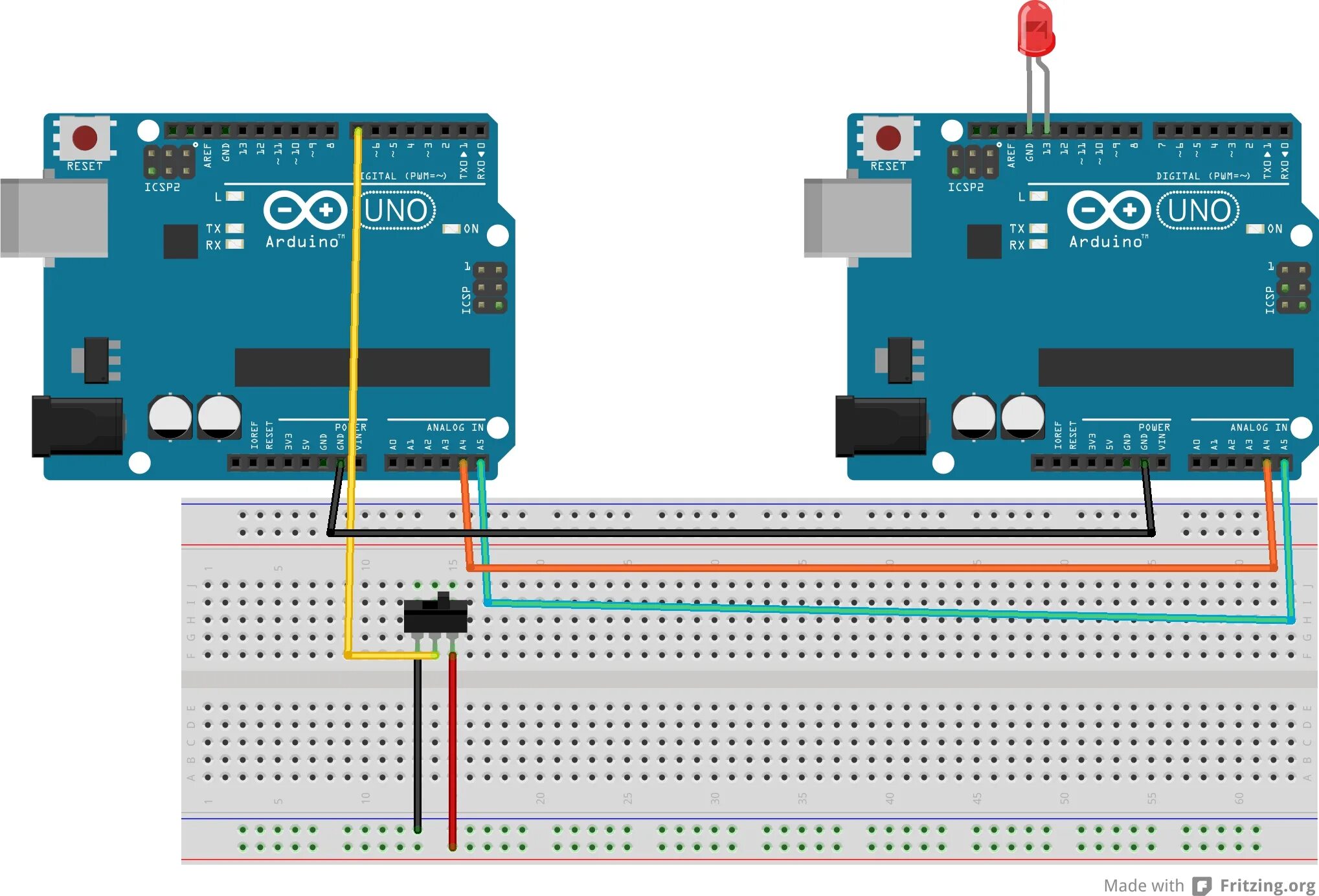 Подключение устройств к arduino i2c - inter integrated circuit - Thunder-Wiring