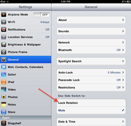 Подключение устройств к айфону iOS 4.3: How to Enable iPad Lock Rotation Side Switch