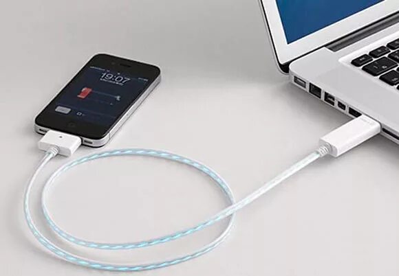 Подключение устройств к iphone Dexim Visible Smart Charger. Светит и заряжает