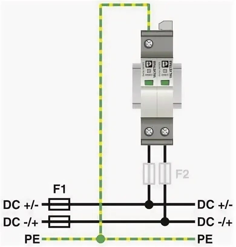 Подключение устройства перенапряжения Купить 2907875 Разрядник для защиты от импульсных перенапряжений, тип 2 VAL-SEC-