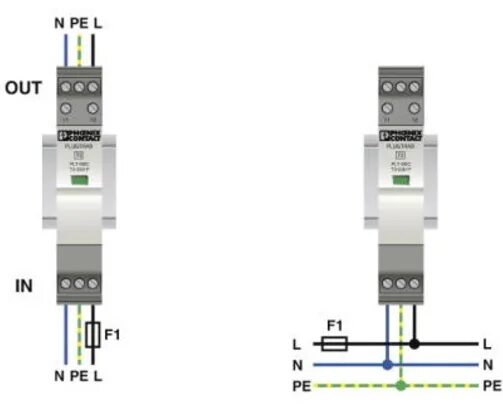 Подключение устройства перенапряжения PLT-SEC-T3-230-FM - 2905229 купить в Казахстане