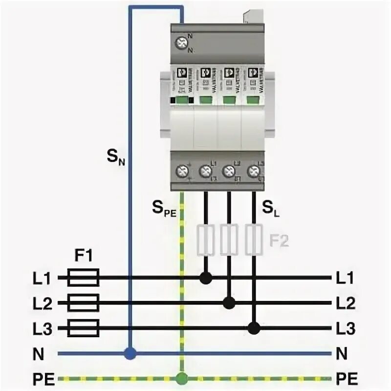 Подключение устройства перенапряжения Купить VAL-SEC-T2-3S-350 - Phoenix Contact - 2905345 недорого с доставкой.
