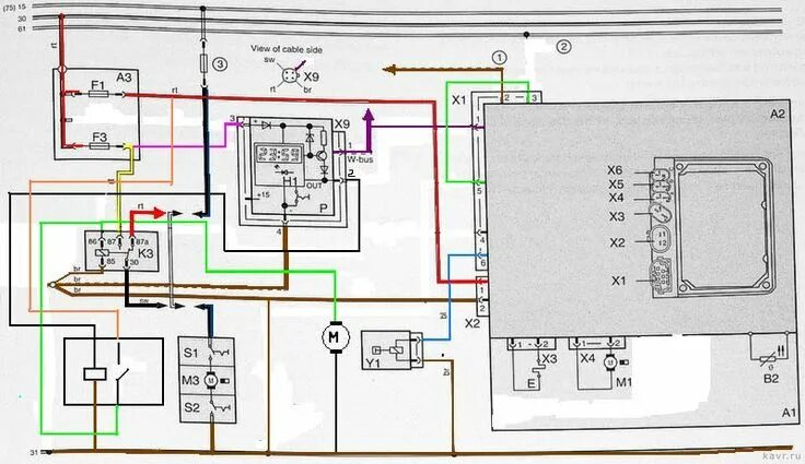 Подключение вебасто схема электрическая Webasto thermo top c schaltplan bmw #6 Electrical wiring diagram, Electrical dia