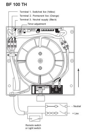 Подключение вентилятора эра 4 с нт Era 4s et схема: Как подключить вентилятор в ванной